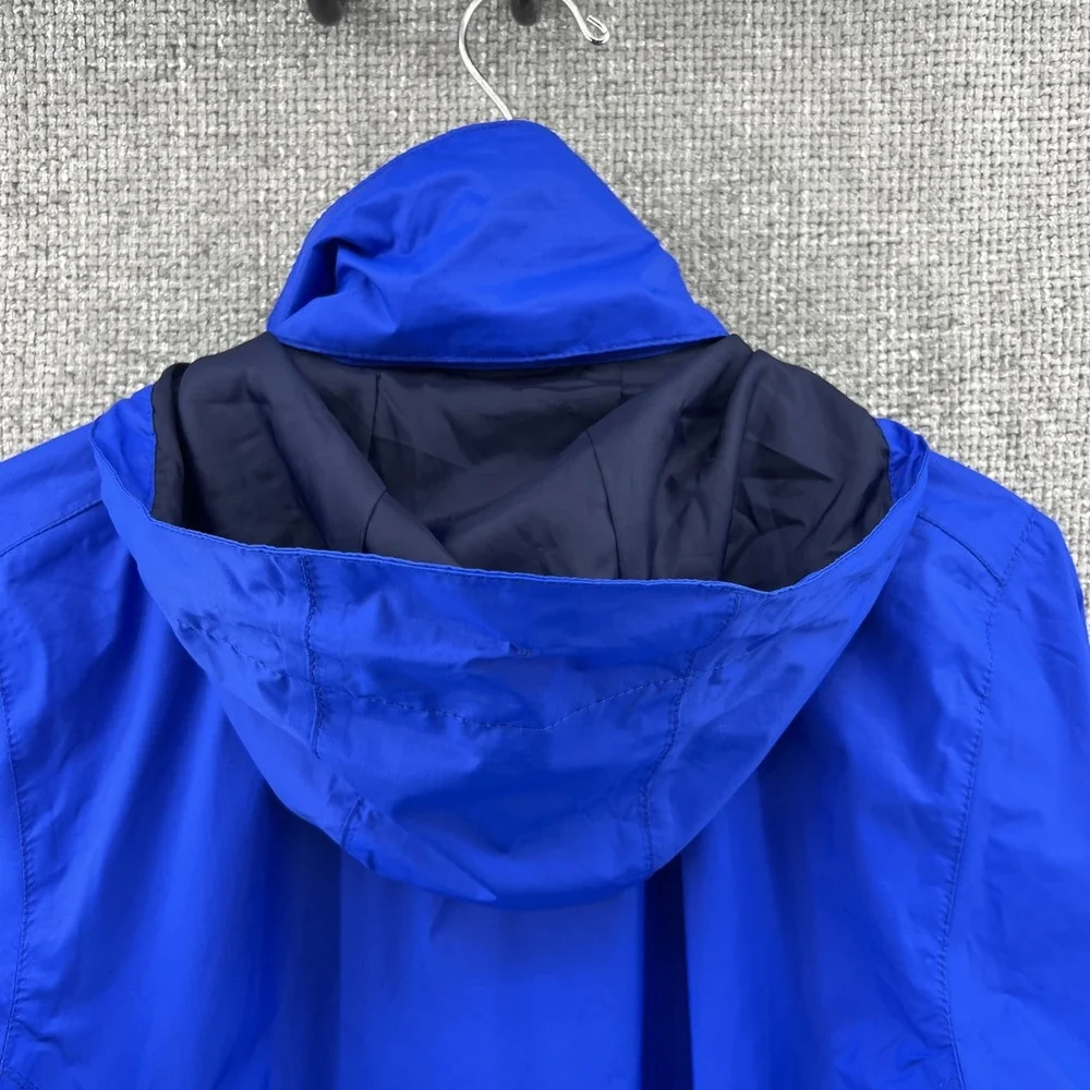 KARRIMOR WEATHERTITE Jacket Blue Coat‎ Hood Windbreaker Mens Size XS Outdoor